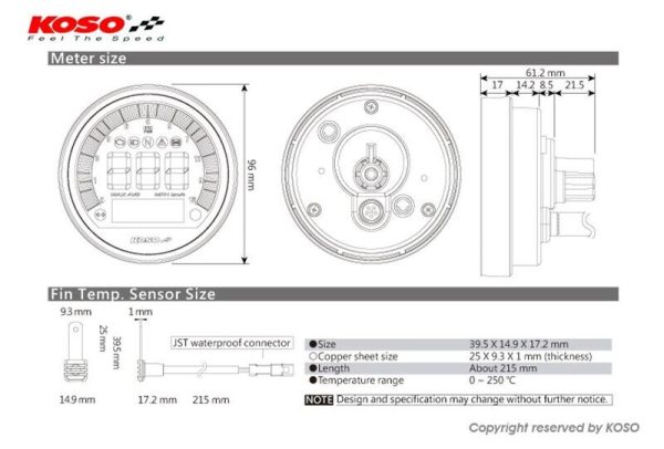 KOSO DL-04 Tachometer/Speedometer For BMW R Nine T - Image 4