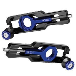 Bonamici Racing Chain Adjuster With Integrated Spools For BMW S 1000 XR (2020 - Onwards) - Blue