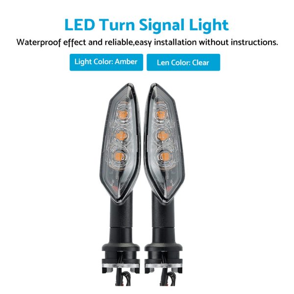 LED Turn Signal Light Suitable For Yamaha MT-01 MT-03 MT-25 MT-10 MT-07 MT-09 - Image 2