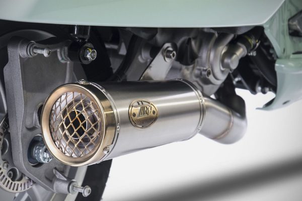 Zard Stainless Steel Racing Slip-On Exhaust With Bronzed End Cap For Vespa GTS (2020 - 2023) - Image 3