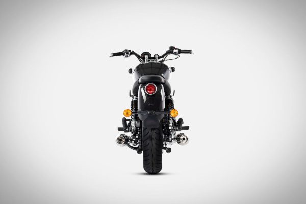 Zard Stainless Steel Slip-On Exhaust For Royal Enfield Super Meteor 650 (2023 - 2024) - Racing Version - Image 3