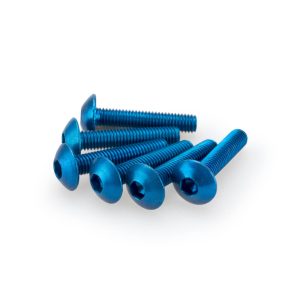 Puig BLISTER 6 LOCKNUT M6 C/BLUE
