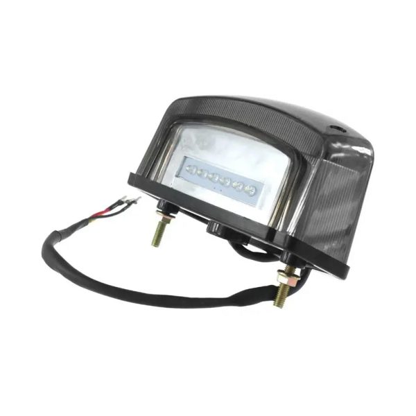 Universal Smoke LED Rear Brake Stop Tail Light With License Plate Light Suitable For Motorcycle - Image 4