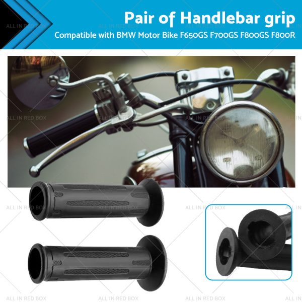 Pair Handlebar Grip Suitable for BMW F650GS F700GS F800GS F800R Without Heating