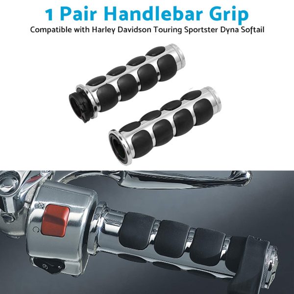 Handlebar Hand Grips Suitable For Harley Davidson Touring Sportster Dyna Softail - Image 2
