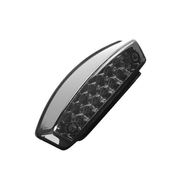 Universal Smoke LED Rear Brake Stop Tail Light With License Plate Light Suitable For Motorcycle - Image 2
