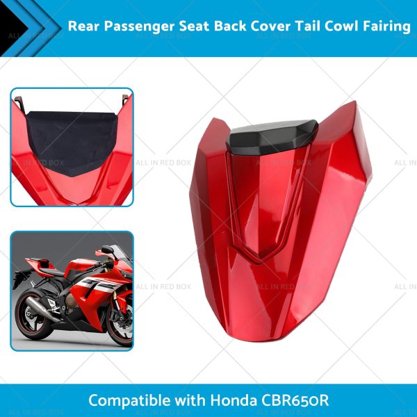 Seat Back Cover Tail Cowl Fairing Rear Passenger Suitablefor Honda CBR650R 19-20 - Image 2