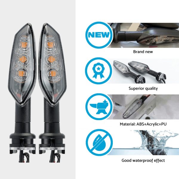 LED Turn Signal Light Suitable For Yamaha MT-01 MT-03 MT-25 MT-10 MT-07 MT-09 - Image 3