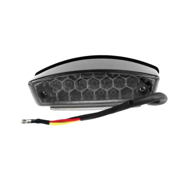 Universal Smoke LED Rear Brake Stop Tail Light With License Plate Light Suitable For Motorcycle - Image 3