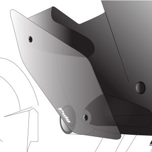 Puig KIT OF WINGS FOR KAWASAKI Z900 17'- C/BLACK