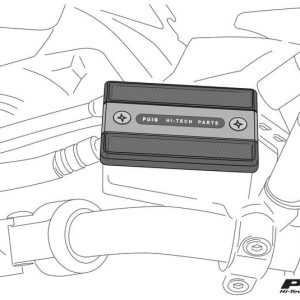 Puig TANK BRAKE FLUID KAWASAKI C/TITANIUM