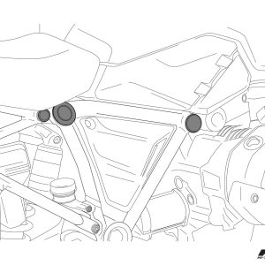 Puig CHASSIS PLUGS DUCATI DIAVEL/S 11'-15'