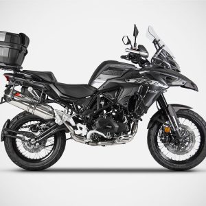 Zard SS E5 SLIP-ON AND CARBON END CAP For BENELLI TRK 502 21_22