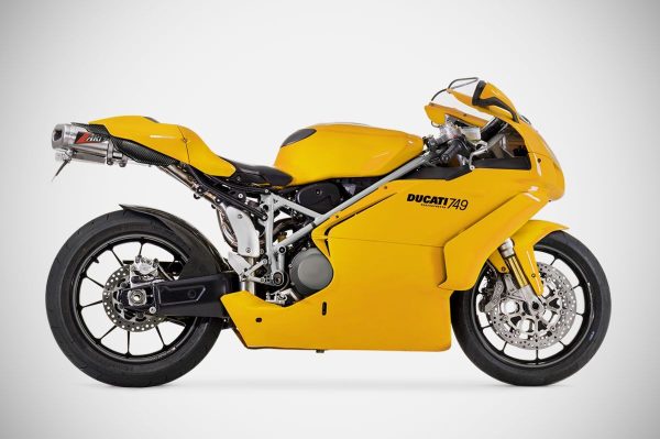 Zard Stainless Steel Full Exhaust For Ducati 749 (2003 - 2005) - Deep Sump, Single Seat - Image 4