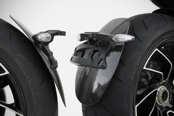 Zard CARBON BACK PLATE-HOLDER FENDER For DUCATI XDIAVEL 16_20