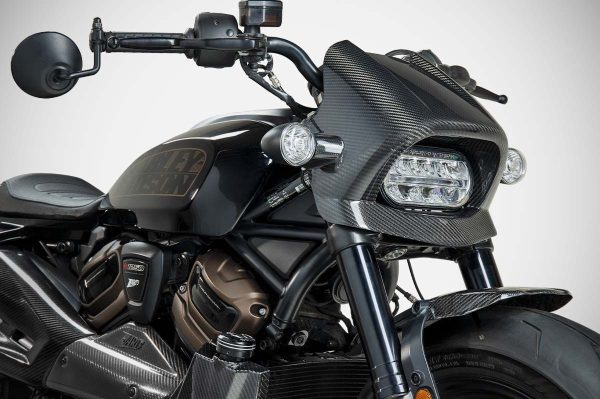 Zard CARBON HEADLIGHT FAIRING KIT For SPORTSTER S 1250 21_23 - Image 4