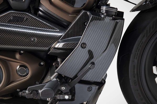 Zard CARBON RADIATOR COVERS For SPORTSTER S 1250 21_23 - Image 4