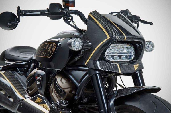 Zard 120TH L.E._ CARBON HEADLIGHT For SPORTSTER S 1250 21_23 - Image 4