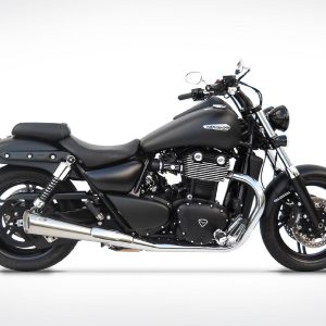Zard Conical Slip-On Exhaust For Triumph Thunderbird 1600 (2009 - 2016) - Street Version