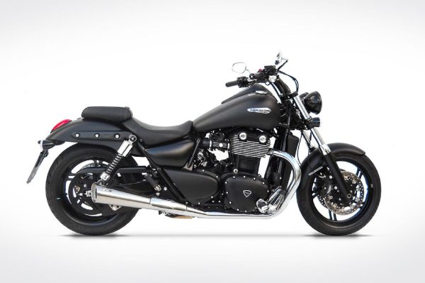 Zard Conical Slip-On Exhaust For Triumph Thunderbird 1600 (2009 - 2016) - Street Version
