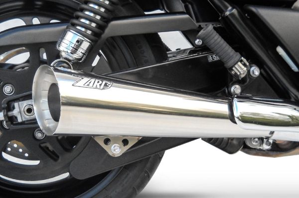 Zard Conical Slip-On Exhaust For Triumph Thunderbird 1600 (2009 - 2016) - Street Version - Image 3