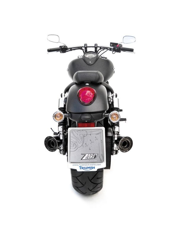 Zard Conical Slip-On Exhaust For Triumph Thunderbird 1600 (2009 - 2016) - Street Version - Image 4