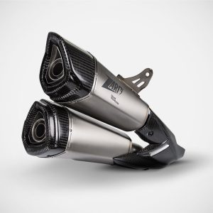 Zard TITANIUM E5 SLIP-ON AND CARBON END CAP For SPEED TRIPLE 1200 21_23