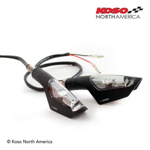 Koso JET | LED Indicator Lights - black/clear