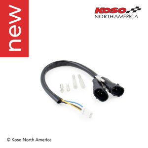 KOSO Wire Harness | for Zenith LED Headlight for Harley-Davidson (Road King 2014+)