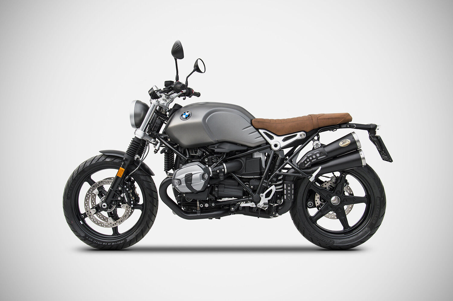 Zard THUNDERBOLT-BLACK SS RACING SLIP-ON For BMW R nine T Scrambler 21_23 - Image 3