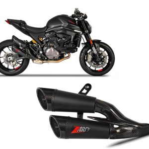 Zard BLACK SS E5 SLIP-ON KIT For DUCATI MONSTER 937 21_23