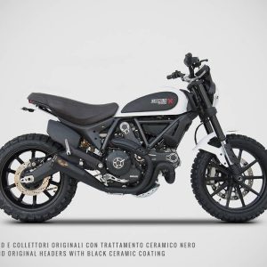 Zard ZUMA-BLACK SS E3 SLIP-ON For DUCATI SCRAMBLER 800 15_16