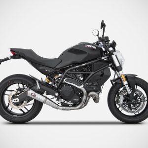 Zard ZUMA-BLACK SS E4 SLIP-ON, For DUCATI MONSTER 797 17_19