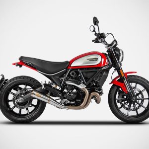 Zard ZUMA-BLACK SS E5 SLIP-ON For DUCATI SCRAMBLER 800 21_22