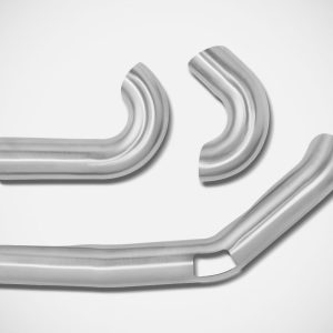 Zard POLISHED SS E4/E5 2>1 FULL KIT For HARLEY DAVIDSON TOURING M8 16_23