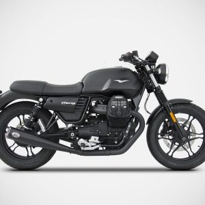 Zard ZUMA-BLACK SS RACING SLIP-ONS For V7 III 17_19