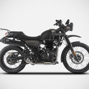 Zard PENTA HIGH M.-BLACK SS RACING SLIP-ON For HIMALAYAN 17_20