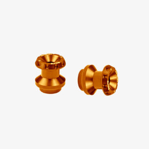 Bonamici Racing 6mm Aluminium Swing Arm Spools (Standard) [Colour: Orange]